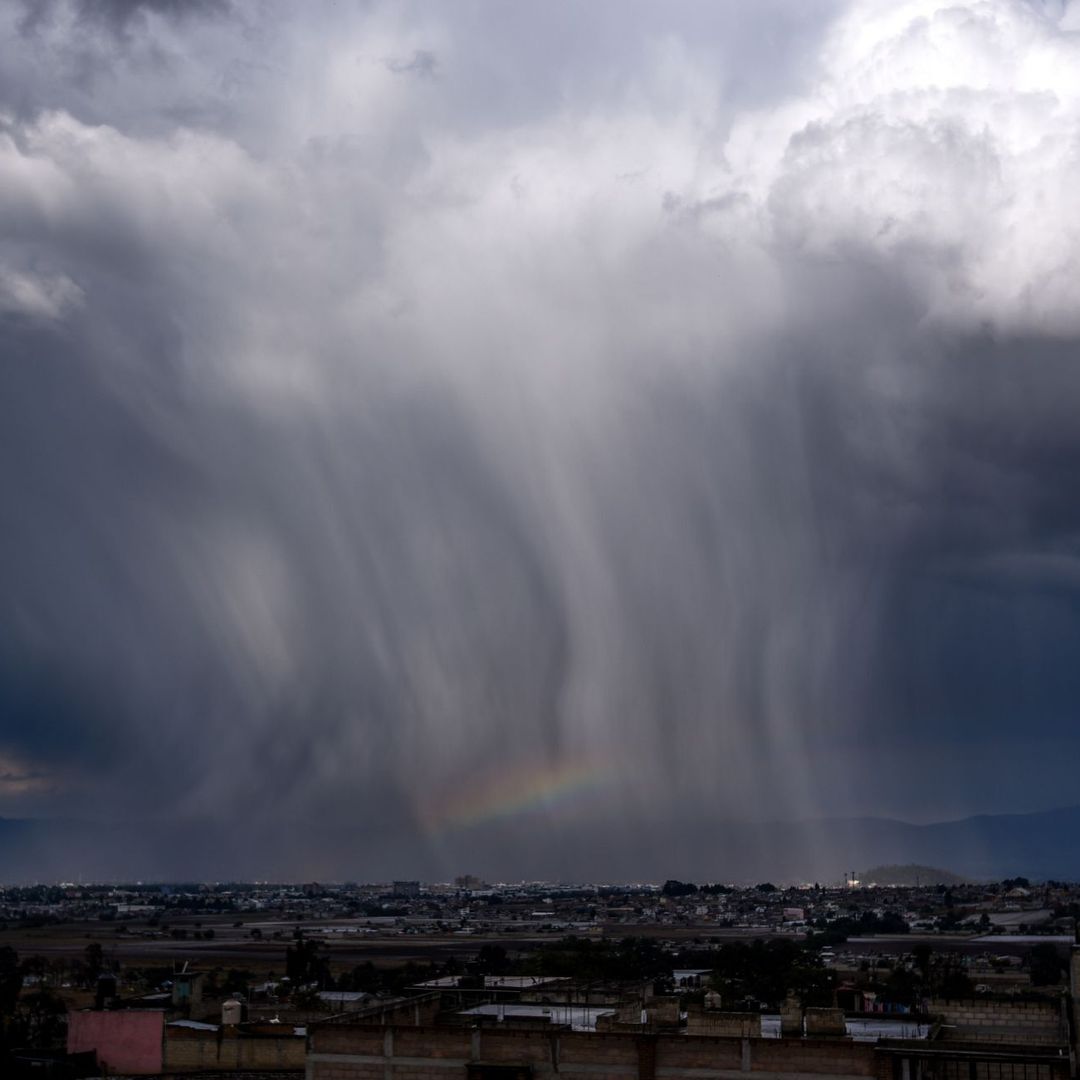 El Valle de México es azotado la tarde de este viernes por una severa tormenta. Foto: Cuartoscuro/ Archivo